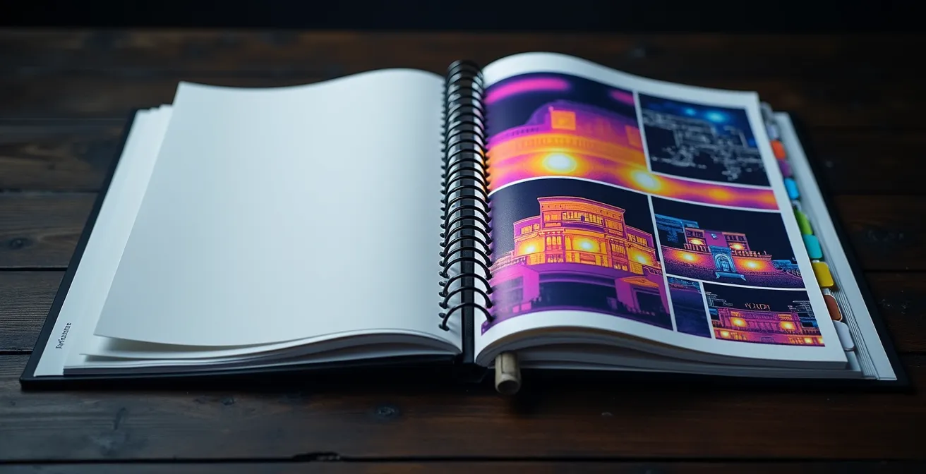 Comparaison visuelle entre un simple DPE et un audit énergétique détaillé sur bureau