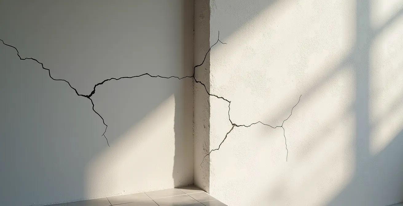 Cartographie des zones à risque pour les fissures structurelles sur une maison